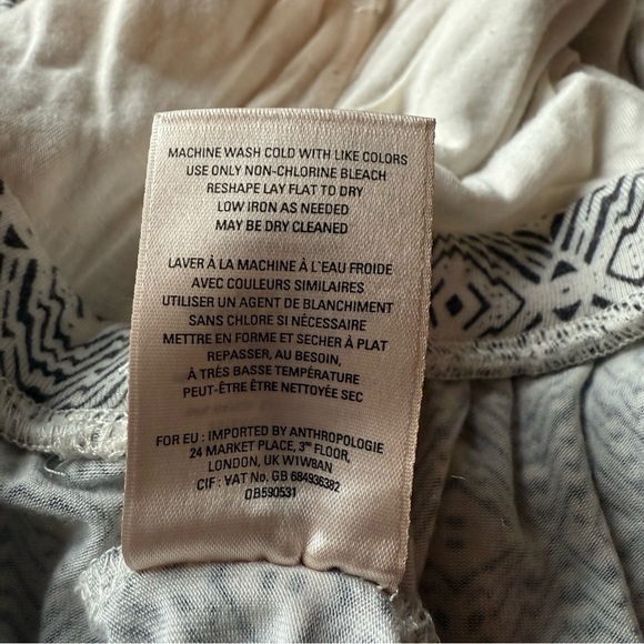 Anthropologie Maeve one shoulder wide leg Jamie Jumpsuit size XS - Picture 8 of 8